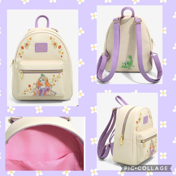 Loungefly Handbags - Loungefly Disney Tangled Rapunzel & Pascal Mini Backpack (#999133)